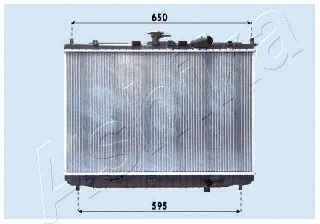 Radiator, engine cooling (RDA333025)