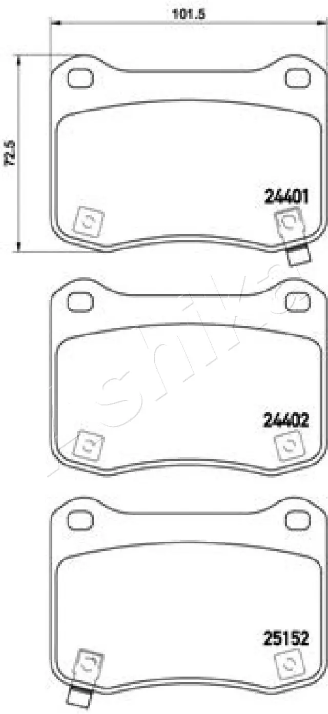 Brake Pad Set, disc brake