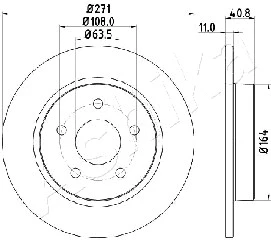 Brake Disc (61-00-0305)