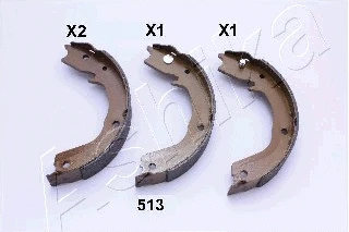 Brake Shoe Set, parking brake (55-05-513)