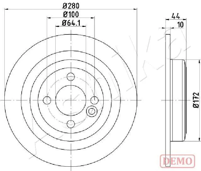 Brake Disc (61-00-0135C)