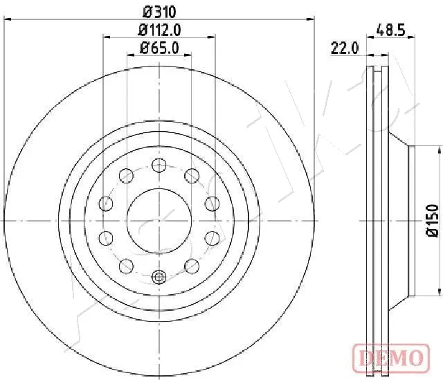 Brake Disc (61-00-0903C)