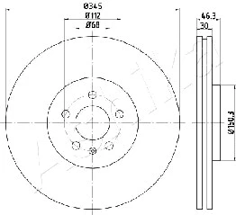 Brake Disc (60-00-0912)