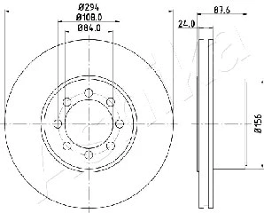 Brake Disc (61-00-0228)