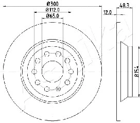 Brake Disc (61-00-0920)