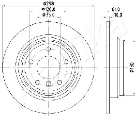 Brake Disc (61-00-0119)