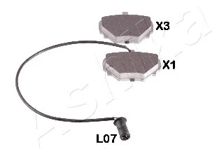 Brake Pad Set, disc brake (51-0L-L07)