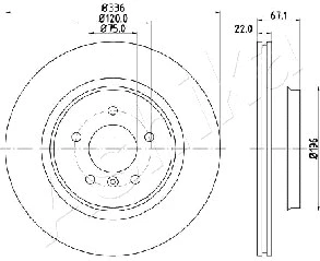 Brake Disc (61-00-0112)