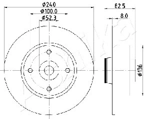 Brake Disc (61-00-0712)