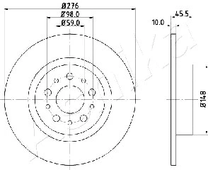 Brake Disc (61-00-0203)