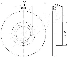 Brake Disc (61-00-0401)