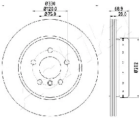 Brake Disc (61-00-0123)