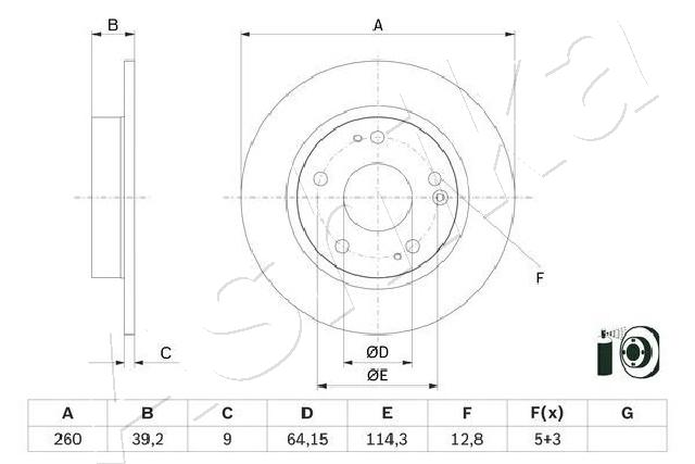 Brake Disc (61-04-428C)