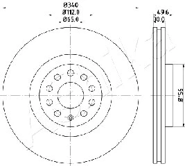 Brake Disc (60-00-0907)