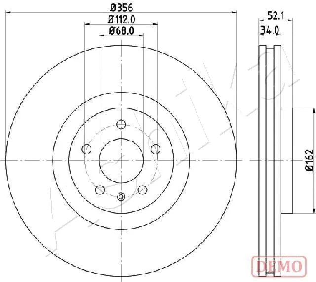 Brake Disc (60-00-0929C)