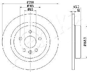 Brake Disc (61-00-0404)