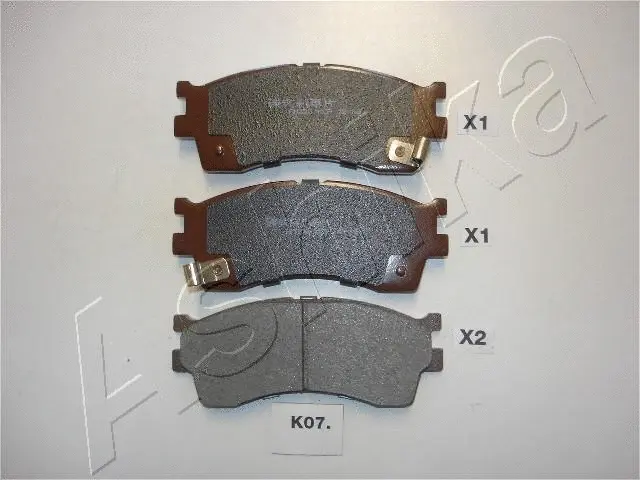 Brake Pad Set, disc brake (50-K0-007)