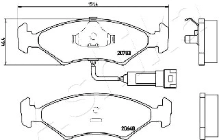Brake Pad Set, disc brake
