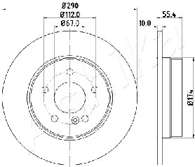 Brake Disc (61-00-0507)