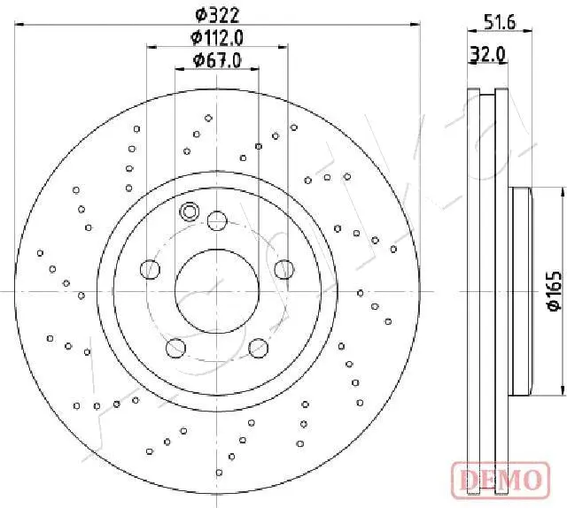 Brake Disc (60-00-0528C)