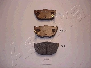 Brake Pad Set, disc brake (51-05-595)