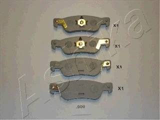 Brake Pad Set, disc brake (51-09-900)