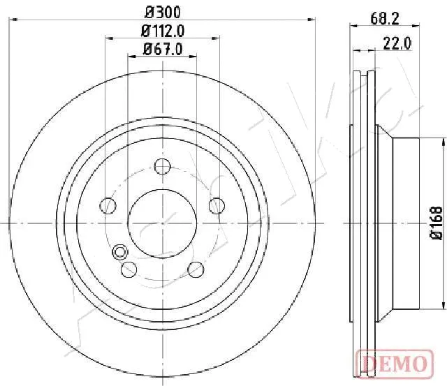 Brake Disc (61-00-0514C)