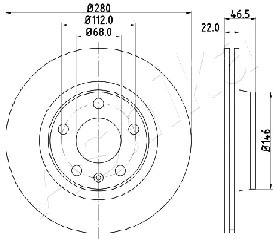 Brake Disc (60-00-0911)