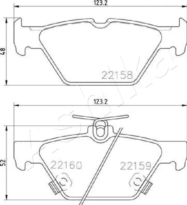 Brake Pad Set, disc brake (51-07-706)