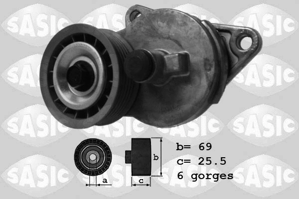 Belt Tensioner, V-ribbed belt (1626085)