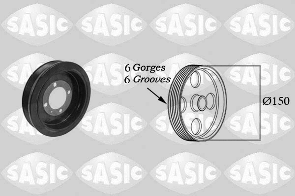 Belt Pulley, crankshaft (2156062)