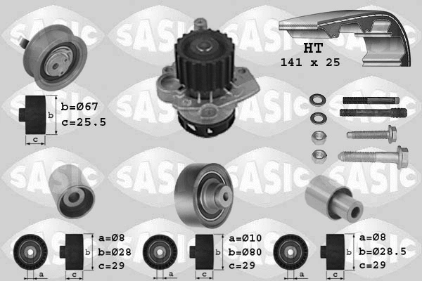 Water Pump & Timing Belt Kit (3906090)