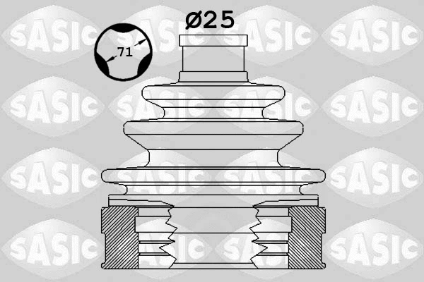 Bellow Kit, drive shaft (1904055)