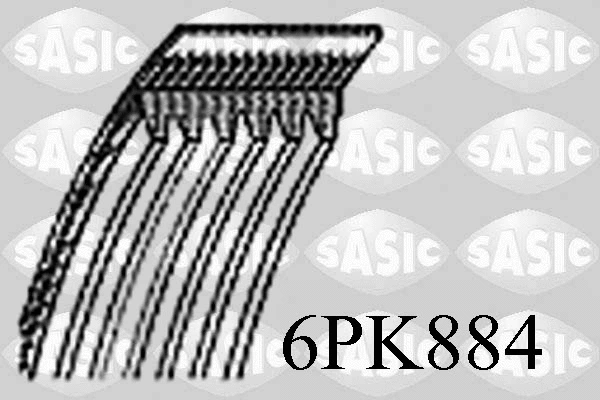 V-Ribbed Belt (6PK884)