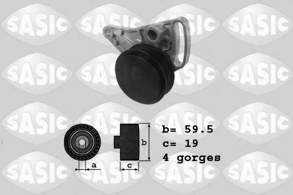 Belt Tensioner, V-ribbed belt (1626048)