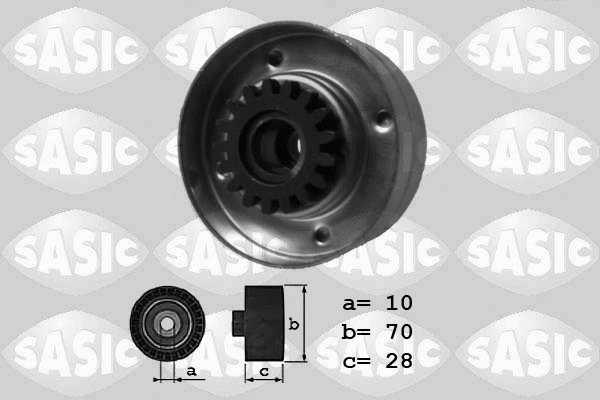 Deflection/Guide Pulley, V-ribbed belt (1624023)