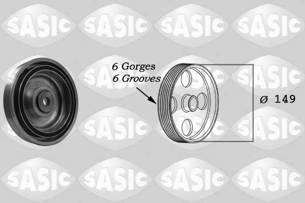 Belt Pulley, crankshaft (2150019)
