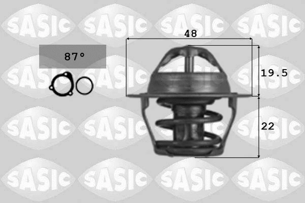Thermostat, coolant (3306012)