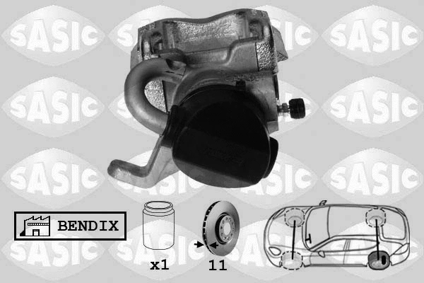 Brake Caliper (SCA6134)