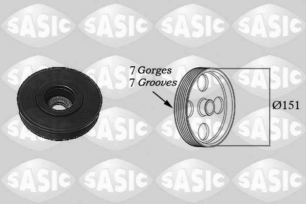 Belt Pulley, crankshaft (2154017)