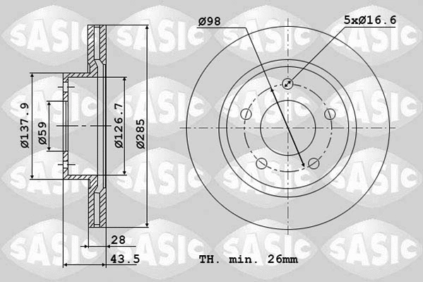 Brake Disc (2464P24J)