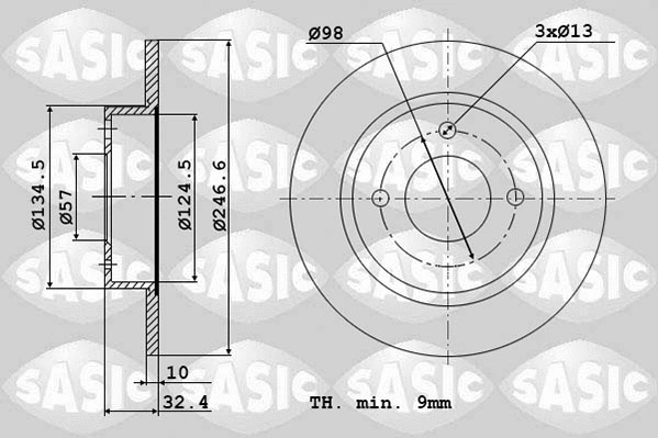 Brake Disc (2004285J)