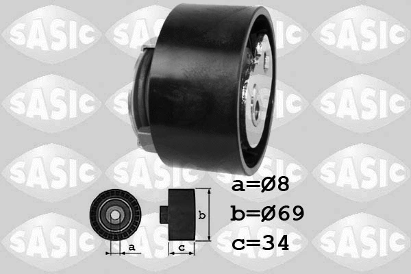 Tensioner Pulley, timing belt (1706031)