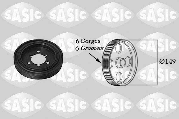 Belt Pulley, crankshaft (2150015)