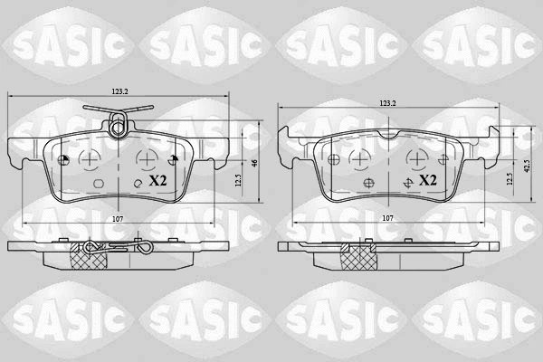 Brake Pad Set, disc brake (6210053)