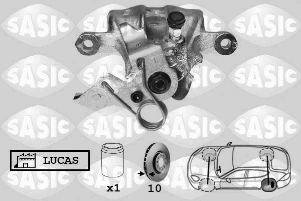 Brake Caliper (SCA6588)