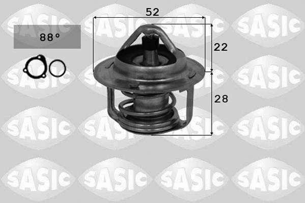 Thermostat, coolant (3300009)
