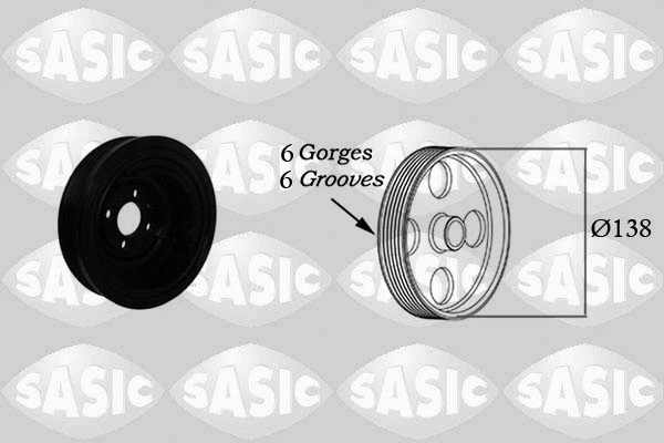 Belt Pulley, crankshaft (2156003)