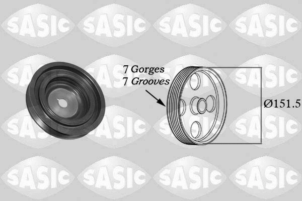 Belt Pulley, crankshaft (2154022)