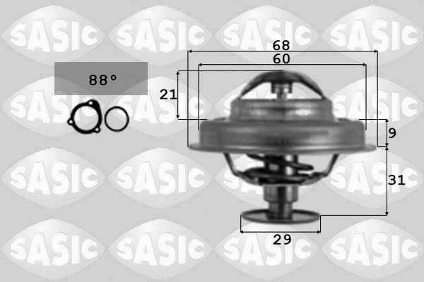Thermostat, coolant (4000359)